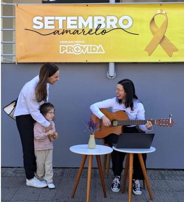 Provida realiza ação especial de Setembro Amarelo com música e valorização da vida